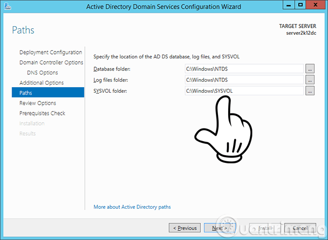 Instructions for creating a Domain Controller - DC on Windows Server 2012 Picture 11