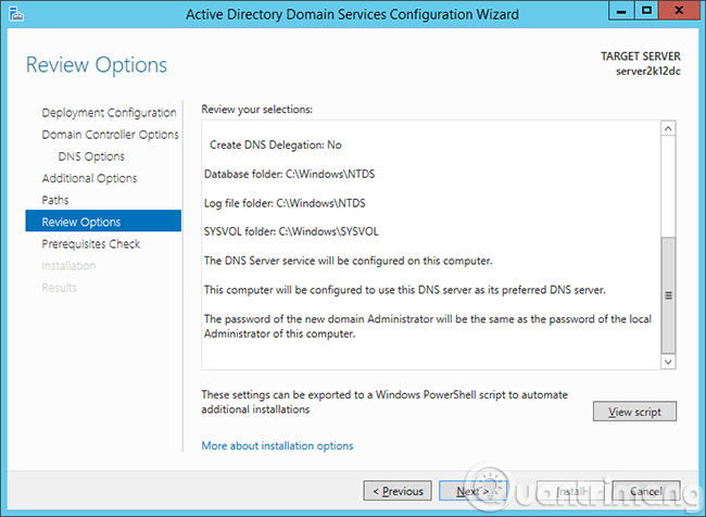 Instructions for creating a Domain Controller - DC on Windows Server 2012 Picture 12