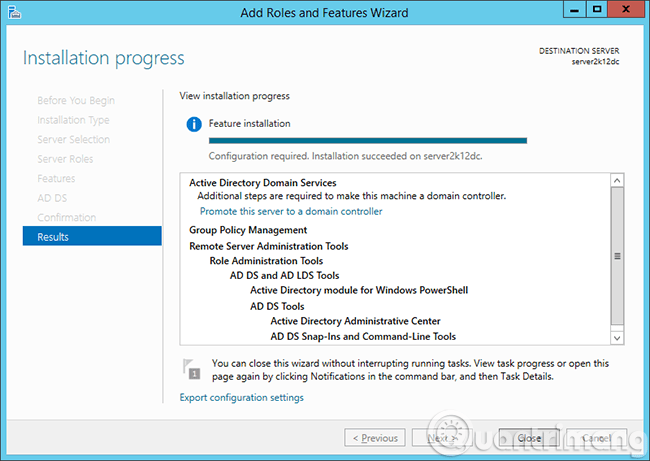 Instructions for creating a Domain Controller - DC on Windows Server 2012 Picture 5