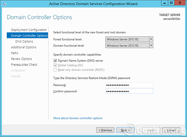 Instructions for creating a Domain Controller - DC on Windows Server 2012 Picture 8