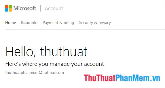 Instructions for creating a HotMail account Picture 5