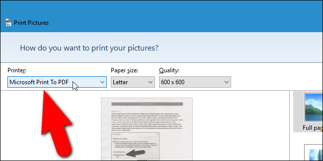 Instructions for creating a PDF file from multiple image files on Windows Picture 19