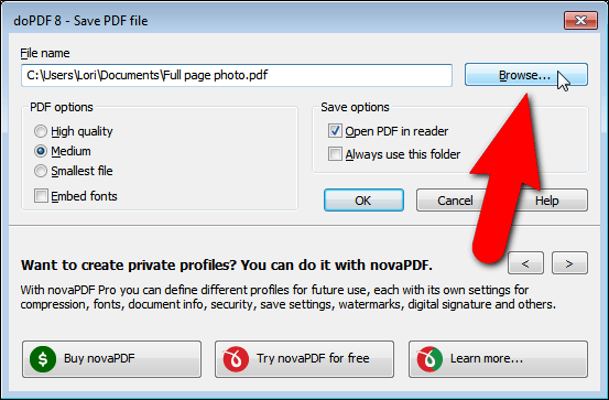 Instructions for creating a PDF file from multiple image files on Windows Picture 22