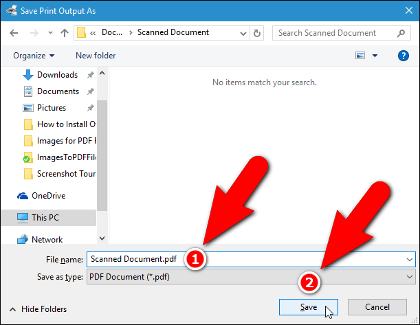 Instructions for creating a PDF file from multiple image files on Windows Picture 9