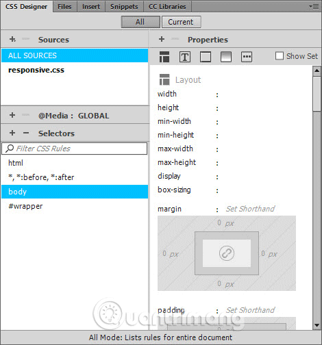 Instructions for creating a website using Dreamweaver CC - Part 4: Changing fonts and creating basic styles Picture 11