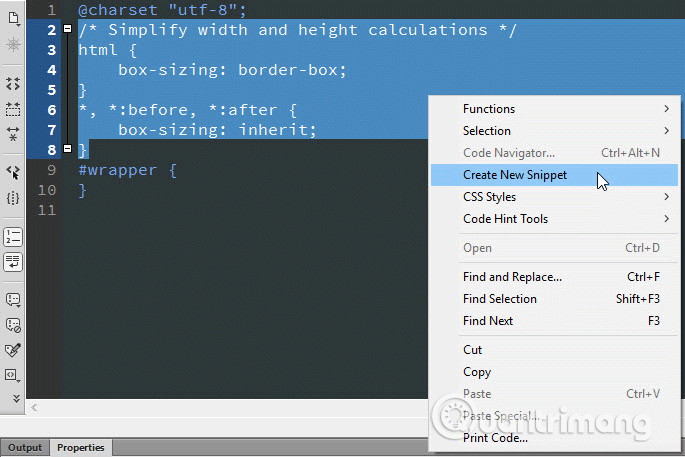 Instructions for creating a website using Dreamweaver CC - Part 4: Changing fonts and creating basic styles Picture 6