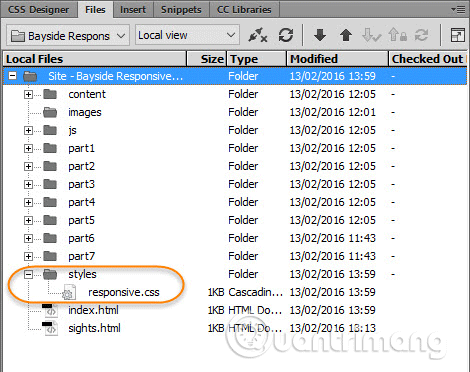 Instructions for creating a website with Dreamweaver CC - Part 2: Adding and formatting text Picture 7