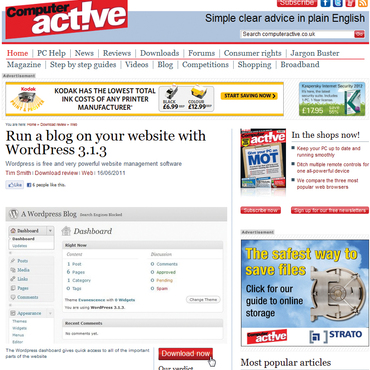 Instructions for creating a Wordpress blog page Picture 3