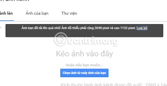 Instructions for creating a YouTube account cover photo Picture 4