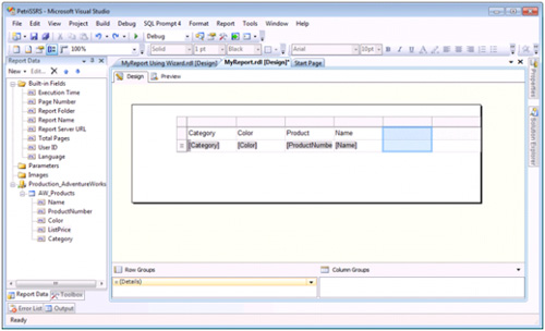 Instructions for creating and editing reports in SQL Server Reporting Services Picture 3