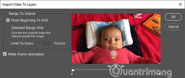 Instructions for creating animated GIF images in Adobe Photoshop Picture 8