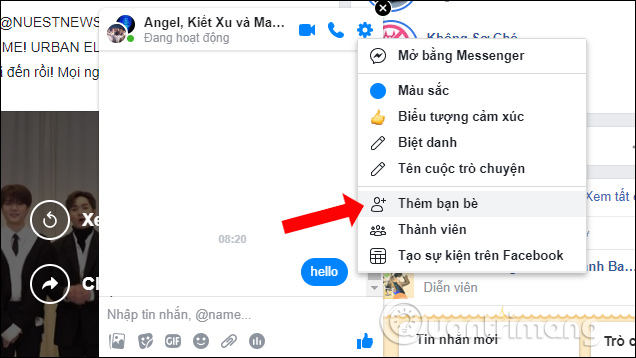 Instructions for creating chat groups on Facebook Picture 4