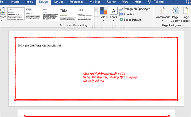 Instructions for creating cover letters on Word Picture 12