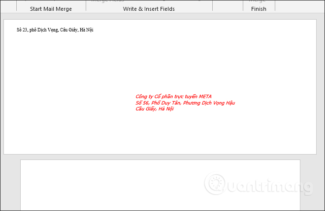 Instructions for creating cover letters on Word Picture 8