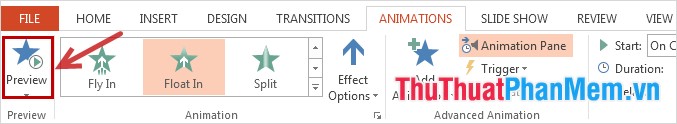 Instructions for creating effects in PowerPoint Picture 6