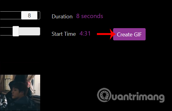 Instructions for creating GIF images on YouTube do not need software Picture 4