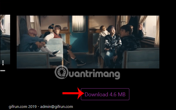 Instructions for creating GIF images on YouTube do not need software Picture 5