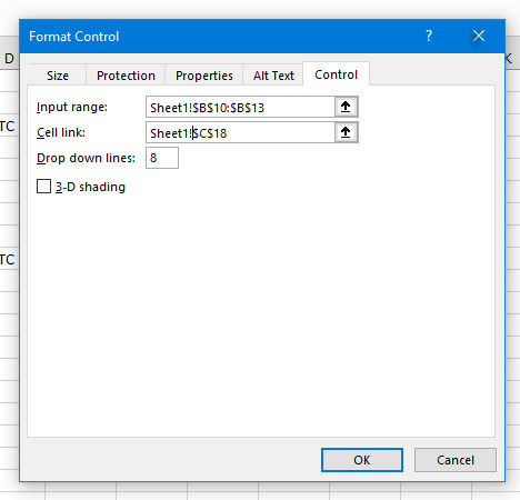 Instructions for creating interactive charts in Excel with INDEX function Picture 14