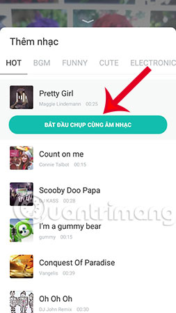 Instructions for creating music videos with B612 Picture 4