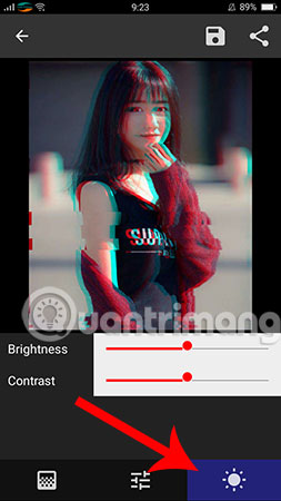 Instructions for creating 'noise' images on the phone Picture 6