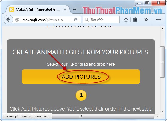 Instructions for creating online animations Online - Making GIF Online Picture 10