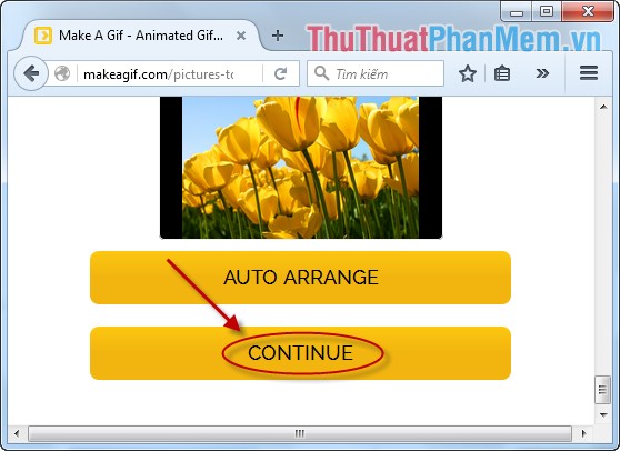 Instructions for creating online animations Online - Making GIF Online Picture 12