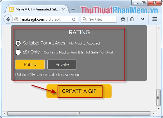 Instructions for creating online animations Online - Making GIF Online Picture 14