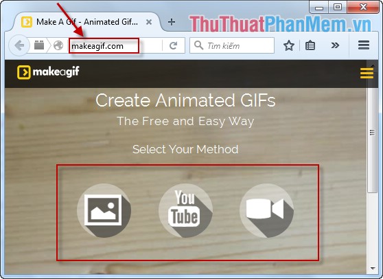 Instructions for creating online animations Online - Making GIF Online Picture 9