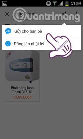 Instructions for creating online business shops on Zalo Picture 22