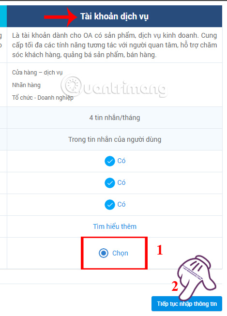 Instructions for creating online business shops on Zalo Picture 4