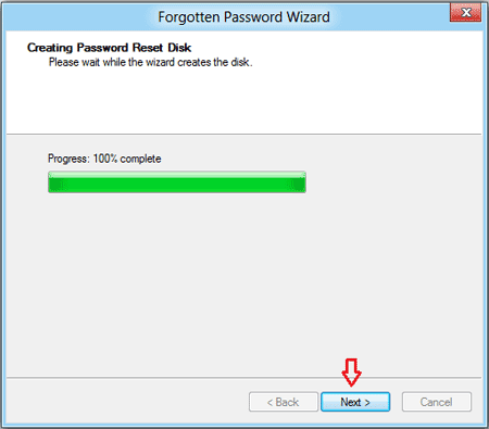 Instructions for creating Password Reset Disk on Windows 8 Picture 5