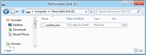 Instructions for creating Password Reset Disk on Windows 8 Picture 6