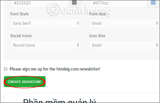 Instructions for creating professional Gmail signatures Picture 23