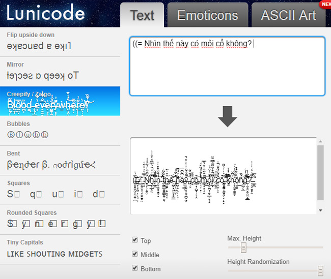 Instructions for creating reverse text Picture 3