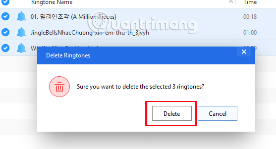 Instructions for creating ringtones on iPhone with 3uTools Picture 17