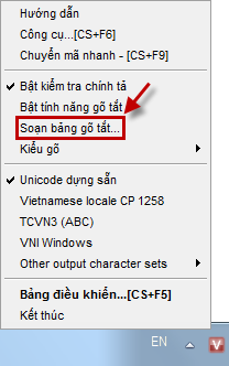 Instructions for creating shortcut tables with Unikey - TipsMake.com