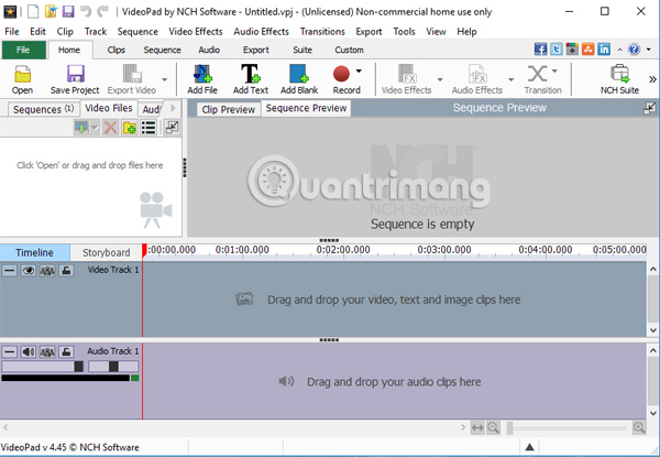 Instructions for creating subtitles for videos with VideoPad Picture 2
