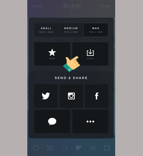 Instructions for creating superimposed images on smartphones Picture 13