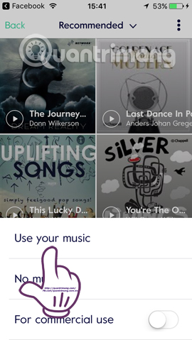 Instructions for creating video images on iPhone using Magisto Picture 11