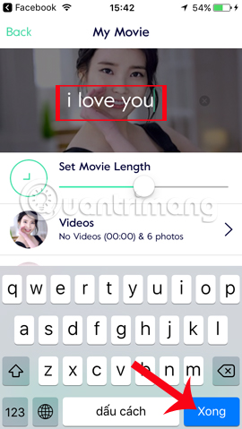 Instructions for creating video images on iPhone using Magisto Picture 12