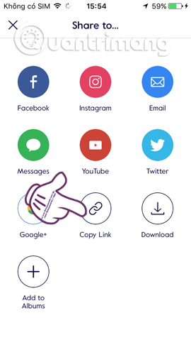 Instructions for creating video images on iPhone using Magisto Picture 22