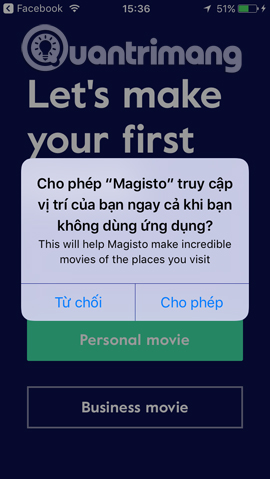 Instructions for creating video images on iPhone using Magisto Picture 6