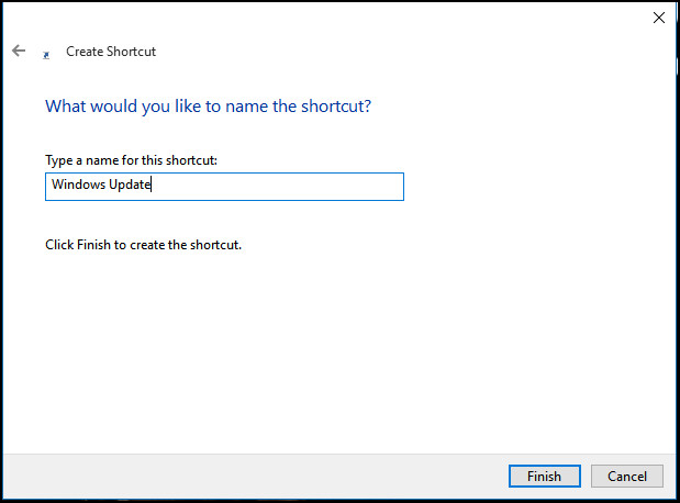 Instructions for creating Windows shortcuts Update on Windows 10 Picture 3