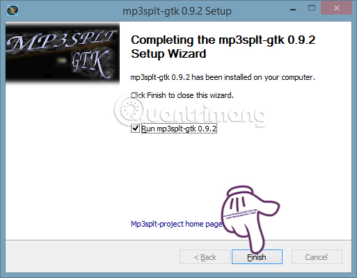 Instructions for cutting audio files with Mp3splt software Picture 5