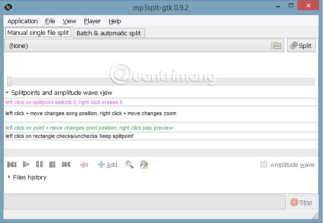 Instructions for cutting audio files with Mp3splt software Picture 6