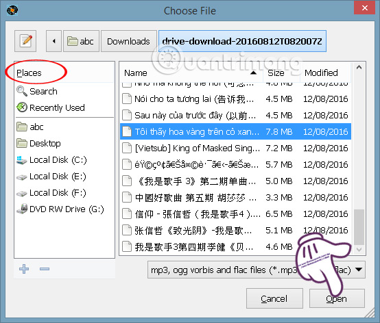 Instructions for cutting audio files with Mp3splt software Picture 8