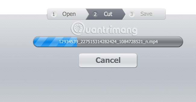 Instructions for cutting online video using online Video Cutter tool Picture 8