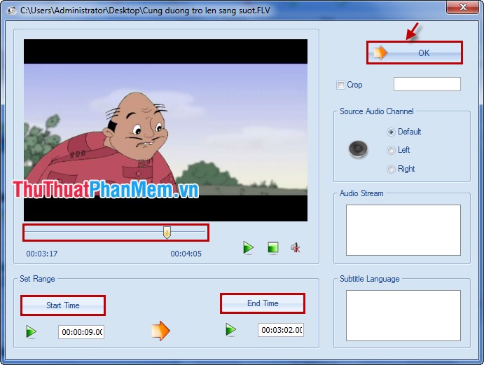 Instructions for cutting videos by Format Factory Picture 5