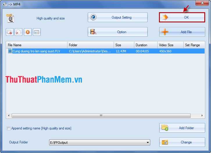 Instructions for cutting videos by Format Factory Picture 6