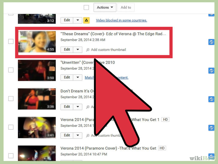Instructions for deleting a video on YouTube Picture 5